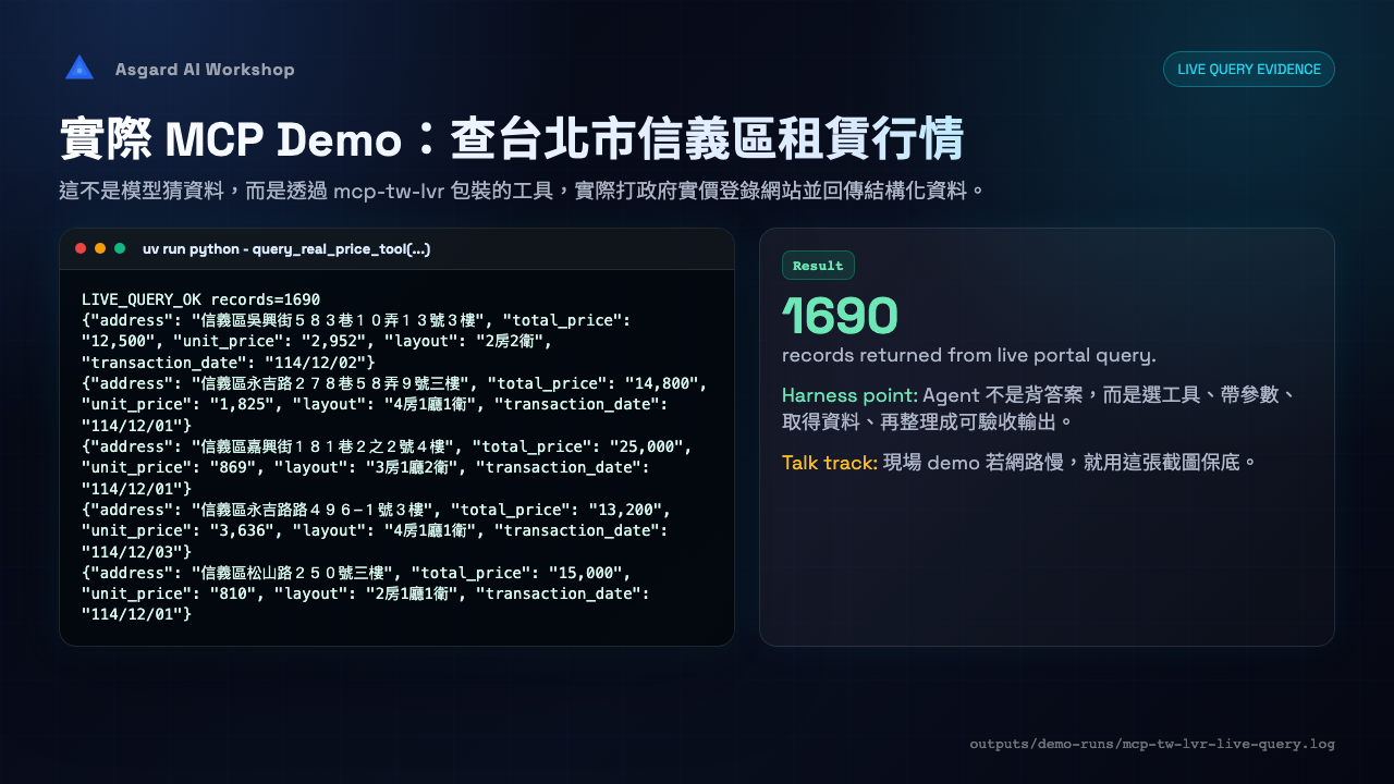 MCP live query screenshot